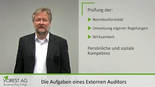 Was sind die Aufgaben des Externen Auditors?