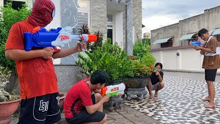 NERF GUN : Giải Cứu Con Tin 5 - Phiên Bản Trẻ Trâu Siêu Hài | Bắn Súng Nước