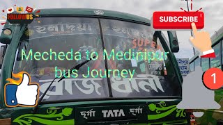 Mecheda to Medinipur bus journey video