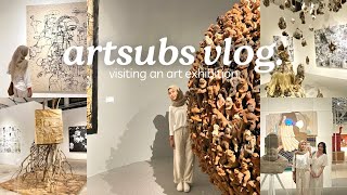 artsubs vlog : ke pameran seni surabaya🖼️🎨🎭