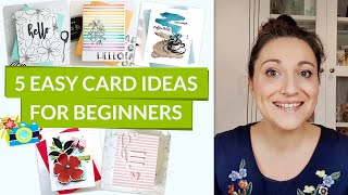 5 Easy Card Making Ideas for Beginners