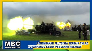 TNI Uji Alutsista, Penembakan Senjata Berat Pemusnah Pesawat Tempur di Kuala Cangkoi Aceh