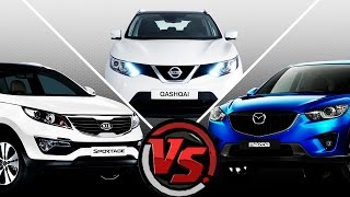 Mazda CX 5 VS Nissan Qashqai VS KIA Sportage