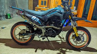 Revew Dan Test Drive Byson Modif Super Moto Model CRF 150L Byson Modifikasi Trail