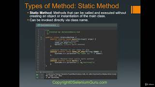 JAVA Tutorials - 24 Types of Java Method Static Methods #shorts
