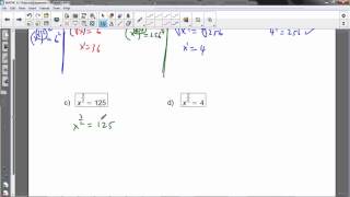 MAP4C 6 5 Rational Exponents