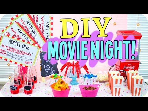 DIY Movie Night! Snacks, Decor & more! DIY Movie Night! Snacks, Decor & more!