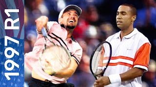Andre Agassi vs Steve Campbell Full Match | 1997 US Open Round 1