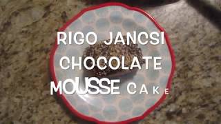 Rigo Jancsi Chocolate Mousse Cake/Rigojanci Torta