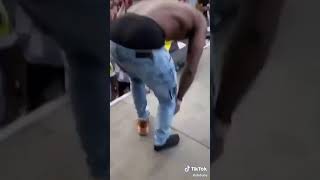 Dababy acting crazy on stage