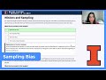 Mastery Platform Walkthrough: Sampling Bias