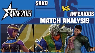 SFV AE Match Analysis: VSFighting 2019 - Sako vs. Infexious