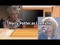 Characters Harry Potter react to Harry Potter as Lee Felix