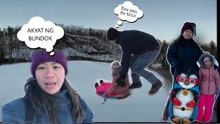 NAMUNDOK KAMI + AERIAL VIEW NG SNOWY MOUNTAIN | BUHAY AMERICA FIL AM FAMILY VLOG