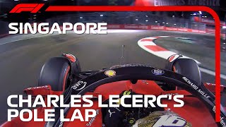 Charles Leclerc’s Onboard Pole Lap | 2022 Singapore Grand Prix | Pirelli