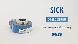 SICK DGS80 Series Incremental Encoders