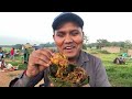 भईसादोन आदिवासी बाजार जंगली खुखडी के साथ बना चिकन करी village tribal market chicken recipe