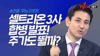 셀트리온 3社 합병 발표! 주가도 뛸까? '송관종 위닝리포트'