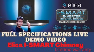 Elica Smart Kitchen Chimney $ i-SMART Chimney with Advanced Inverter Technology $ Future Ready