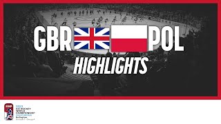 Highlights | Great Britain vs. Poland | 2023 #IIHFWorlds Division 1A
