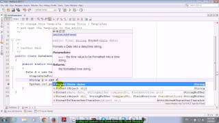 Date class in java, SimpleDateFormat class in java