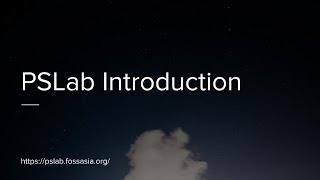 PSLab Introduction