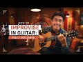 How to Improvise Guitar : Road map - Patanjali 🤣 Technique by Subu Bro