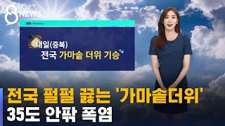 [날씨] 전국 펄펄 끓는 '가마솥더위'…35도 안팎 폭염 / SBS