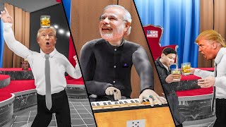 Patiala Peg By Donald Trump, Narendra Modi, Kim and Putin Funny Punjabi Song