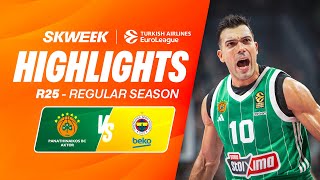 CLOSE BATTLE BETWEEN TWO CONTENDERS 😤 - Panathinaikos vs Fenerbahçe - EuroLeague Highlights R25