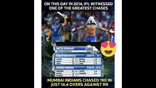 The Greatest ever chase in Ipl history #ipl #tataipl2022 #iplnews #cricketnews