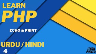 PHP Echo & Print Statement Tutorial in Hindi / Urdu