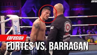 ANGRY Fighter Challenges Referee After Knockout!? | Fortes vs. Barragan | Enfusion