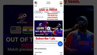 USA vs INDIA T20 World Cup 2024 (12.6.24) at 8:00pm in New York. 🔥🔥🔥😎🌹😎