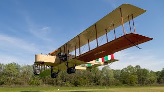 Replica Caproni Ca.3 Bomber Flies!