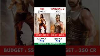 RRR Vs Bahubali 2 Movie Comparison || Box Office Collection || #rrr #bahubali2 #shorts