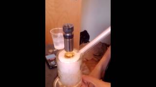 earwax dunk close up dab out of pyrology cricket perc