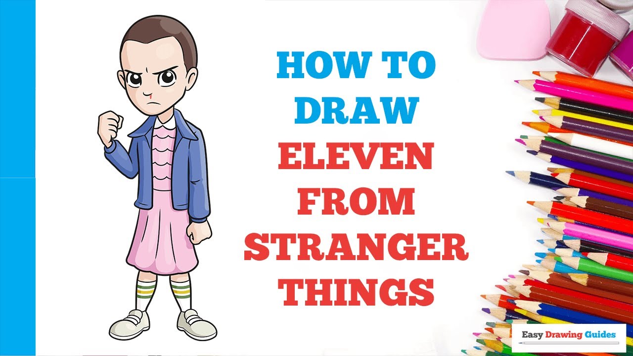 How To Draw Eleven From Stranger Things In A Few Easy Steps Drawing