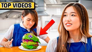 WE Tried the Most Delicious FOOD TRENDS! | JianHao Tan