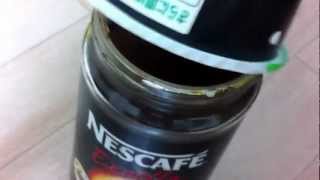 Better than recycling. Re-use! Nescafe Excella unboxing.