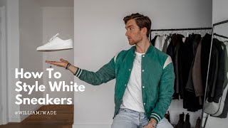 10 Ways To Style White Sneakers | Mens Fashion | Spring 2021