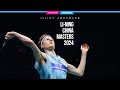 Li-Ning China Masters 2024 badminton tournament hits Shenzhen