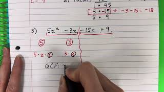 😰 Factor 5x^2-18x+9 ⏩ *SHORTCUT INCLUDED* #maths #math #factoring #factoringpolynomials