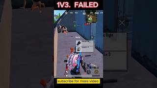 1VS3 failed #pubgmobile pubg mobile gameplay