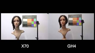 Sony PXW X70 vs Panasonic GH4 Quick Gain / Noise Review