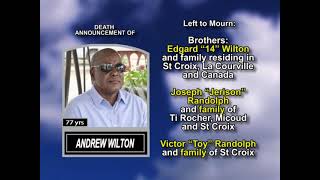 Andrew Wilton ~ Long Obituary