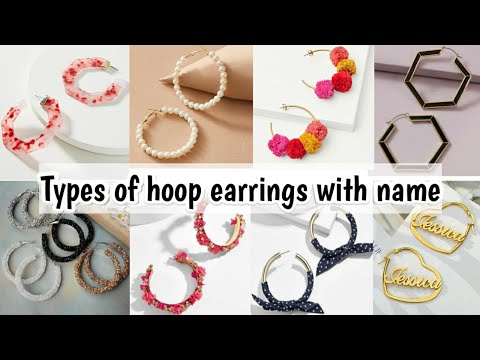 What are hoop earrings called?