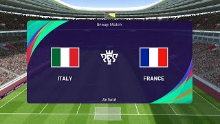 PES 2022- ITALY vs FRANCE - FIFA World Cup 2022 FINAL - Full Match - All Goals HD
