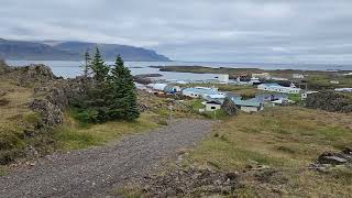 Tiny little village of Djupivogur, Iceland.  Scenic Overlook