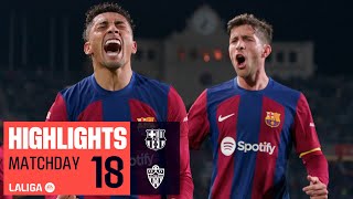 Resumen de FC Barcelona vs UD Almería (3-2)